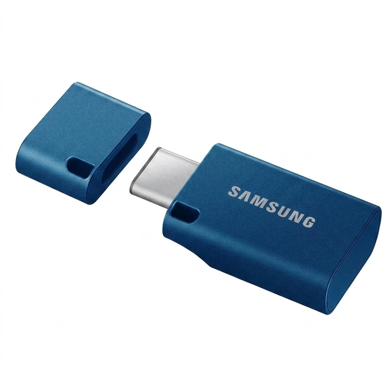 فلش مموری 128 گیگابایت سامسونگ مدل MUF-C با رابط USB Type-C و استاندارد USB 3.2 Gen1، بدنه پلاستیکی