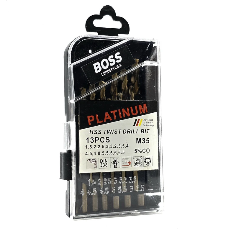 مته آهن باس مدل کبالت مجموعه 13 عددی