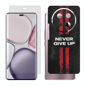 Glass Together model matte screen protector suitable for Honor X9c mobile phone with back cover sticker