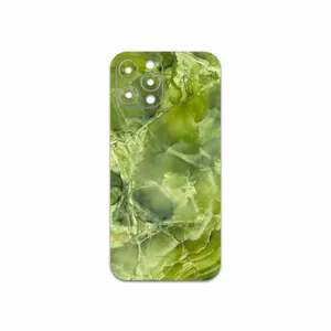 MAHOOT Green Crystal Marble Cover Sticker for Apple iPhone 12 Pro Max