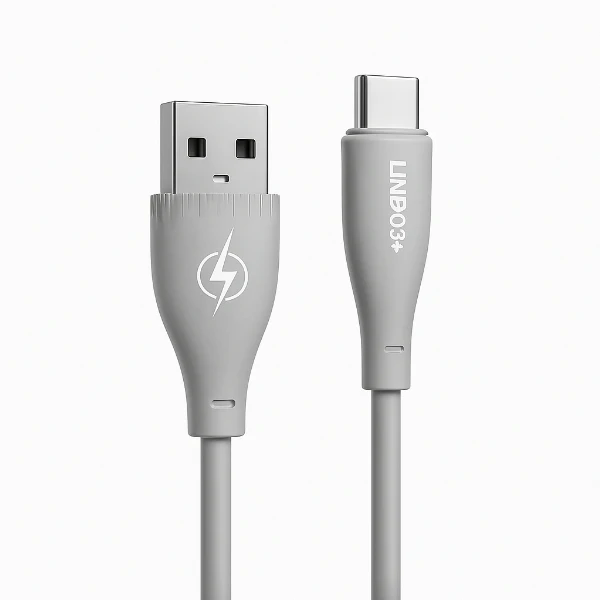 کابل تبدیل USB به USB-C لیندوس پلاس مدل A26 طول 1 متر