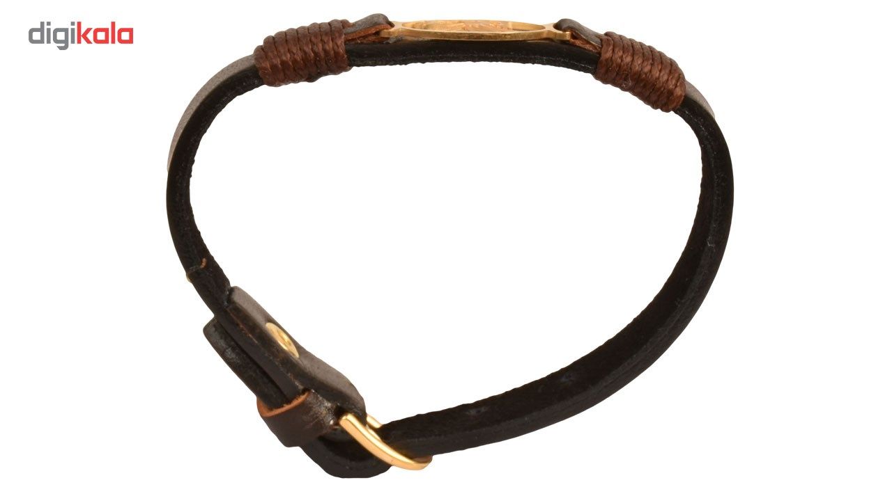 دستبند چرمی کهن چرم طرح تولد شهریور مدل BR41-7 -  - 9