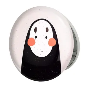 آینه جیبی خندالو طرح کائوناشی انیمه شهر اشباح Spirited Away مدل تاشو کد 4877 