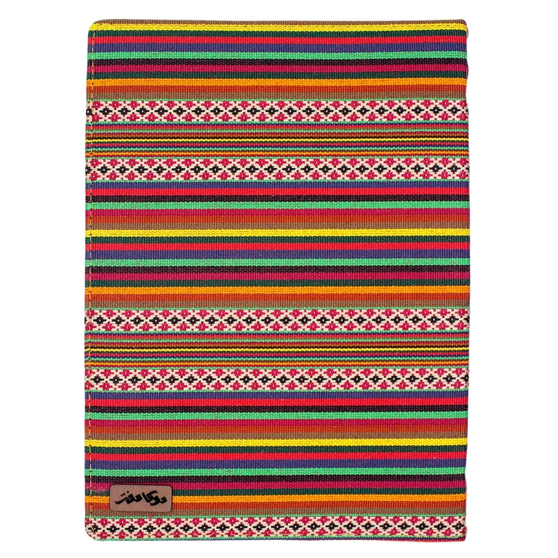 دفتر کلاسوری 100 برگ دوکادفتر طرح پارچه جاجیم مدل 1003-612 