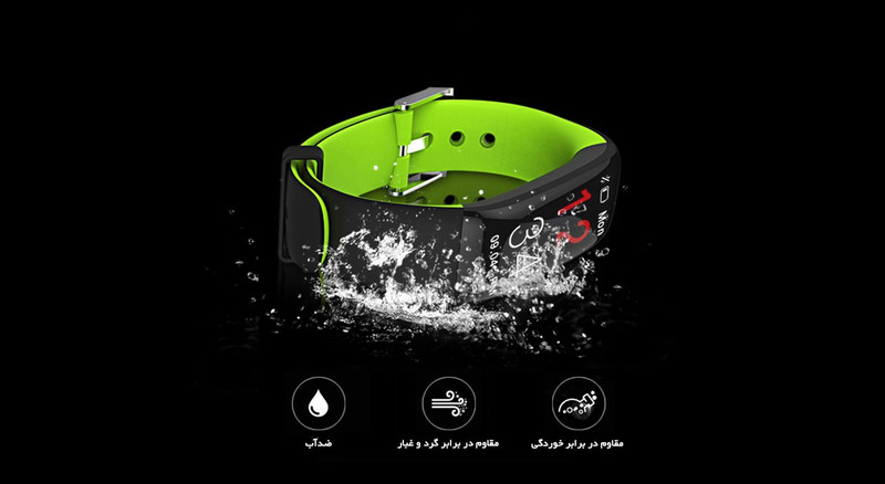مچ بند هوشمند دابل سیکس مدل AK20 Green