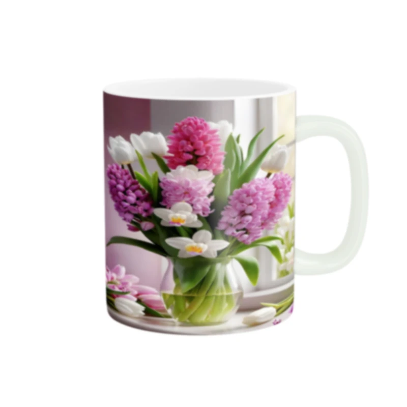 ماگ پاد آفرین طرح گل کد 395