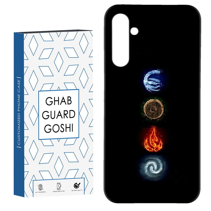 کاور قاب گارد گوشی طرح 4 عنصر کد Dimo-449 مناسب برای گوشی موبایل سامسونگ Galaxy S23 Fe
