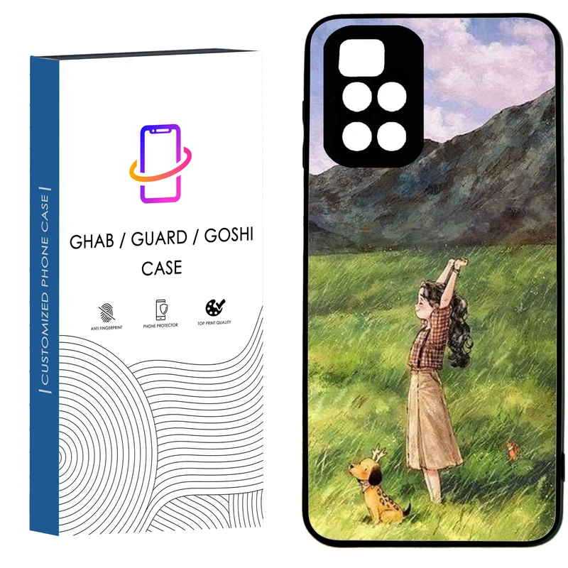 کاور قاب گارد گوشی طرح دخترانه کد 35  - TPU مناسب برای گوشی موبایل شیائومی Redmi Redmi 10 4G