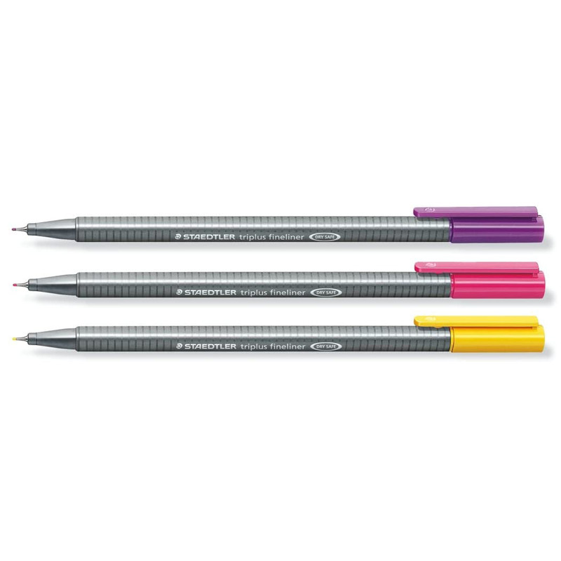 روان نویس استدلر کد 334C30P مدل Triplus Fineliner Brilliant Colours بسته 30 عددی