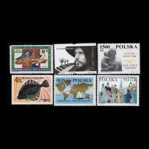 تمبر یادگاری مدل خارجی مجموعه 6 عددی 