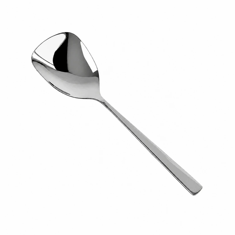 کفگیر مدل خورشت استیل مربع کد 02