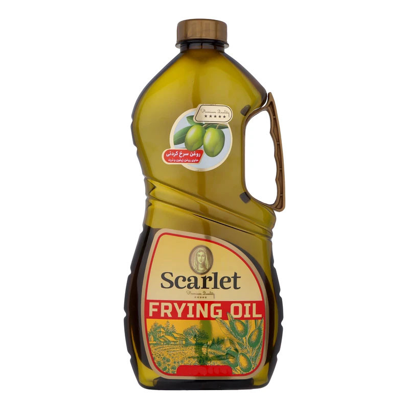 روغن مایع سرخ کردنی حاوی روغن زیتون و ذرت اسکارلت - 1500 میلی‌لیتر