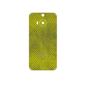MAHOOT Yellow Snake Skin Cover Sticker for HTC One M9 Plus