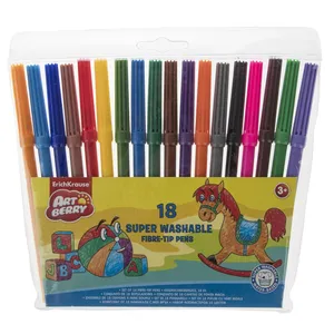 ماژیک رنگ آمیزی 18 رنگ اریک کراوزه مدل Super Washable