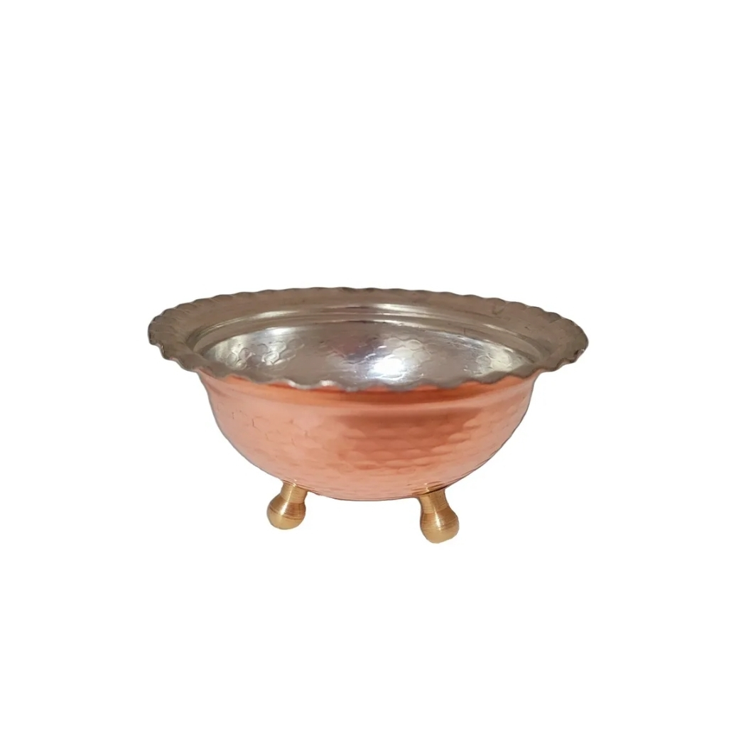 پیاله مسی مدل سه پایه کد x7