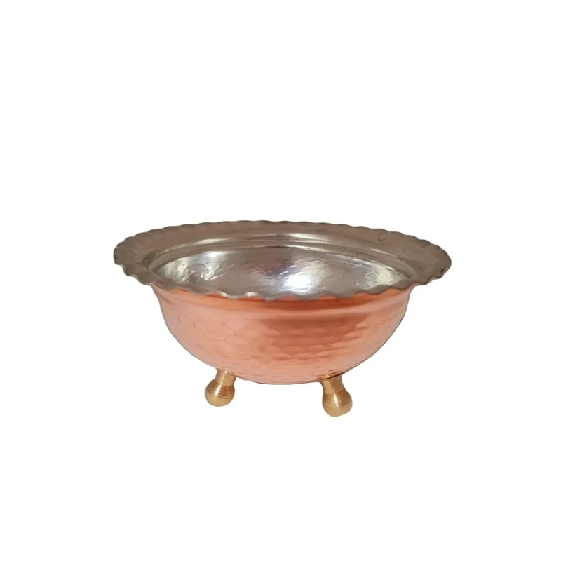 پیاله مسی مدل سه پایه کد x7