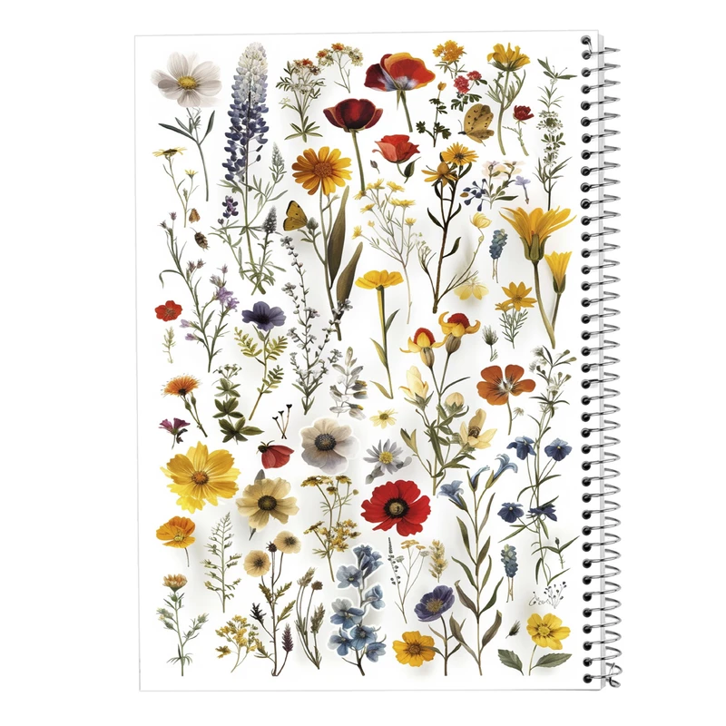 دفتر مشق 100 برگ مدوپد مدل گل کد DF13790