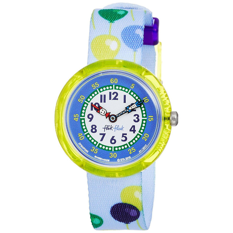 ساعت مچی عقربه ای بچه گانه فلیک فلاک مدل FBNP085 ساعت مچی عقربه ای بچه گانه فلیک فلاک مدل FBNP085