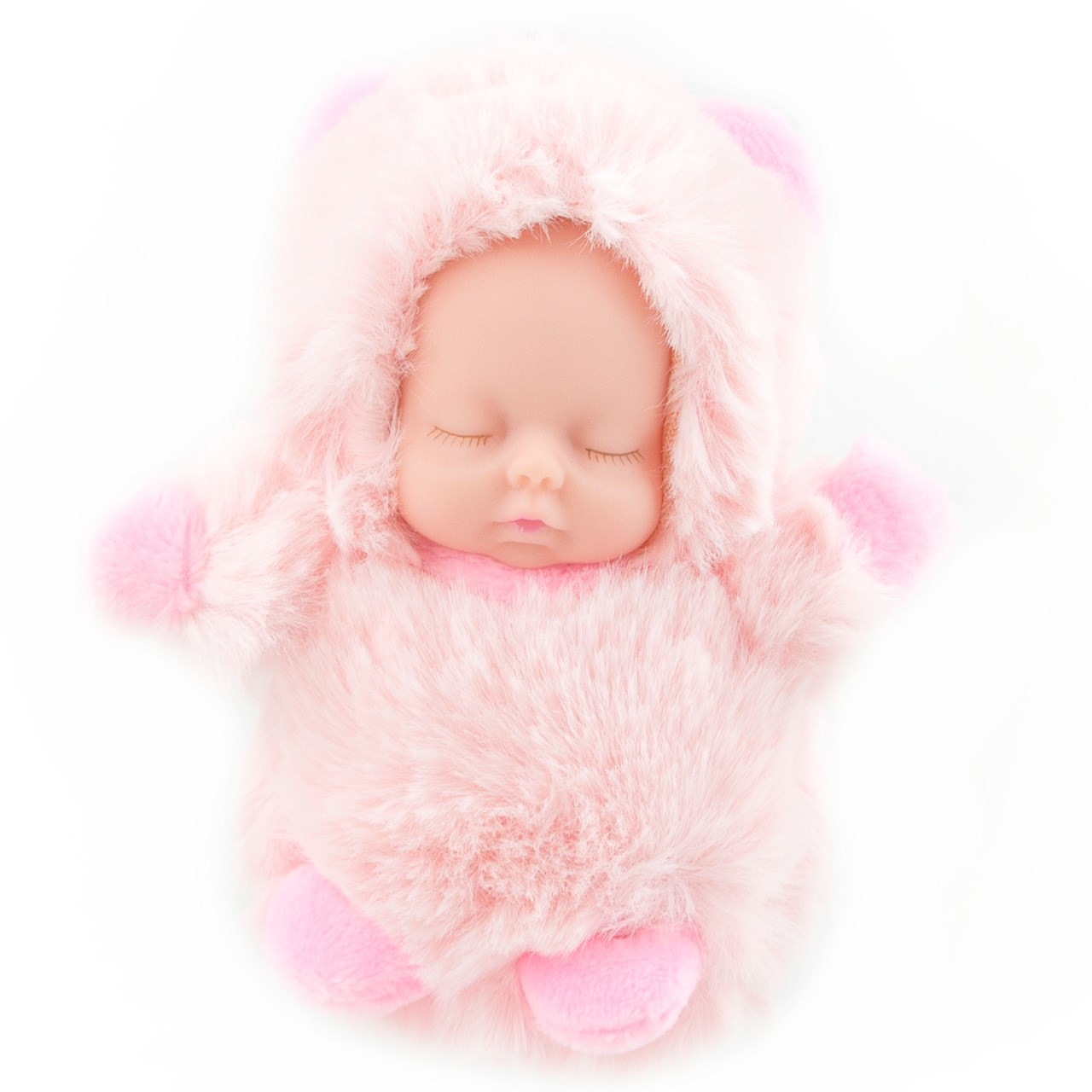 آویز و جاسوییچی Luxury Baby مدل Pink Bear Dress