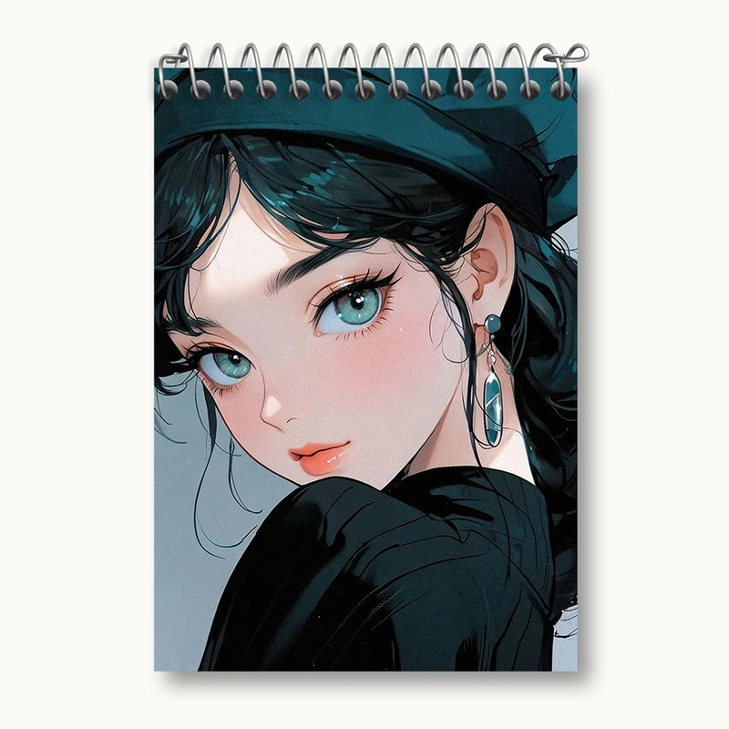 دفتر یادداشت 50 برگ خندالو طرح دخترانه کد N2604