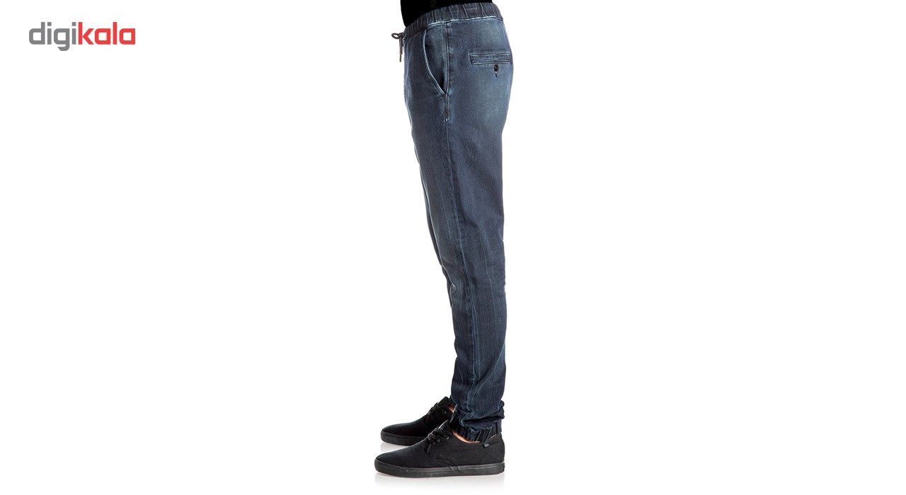 شلوار مردانه کوئیک سیلور مدل Fonic Blue Black - Slim Fit