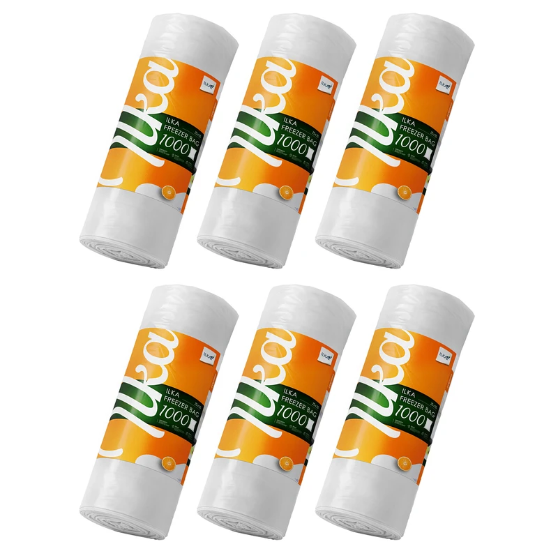 کیسه فریزر ایلکا مدل رولی شش بسته 1000 عددی