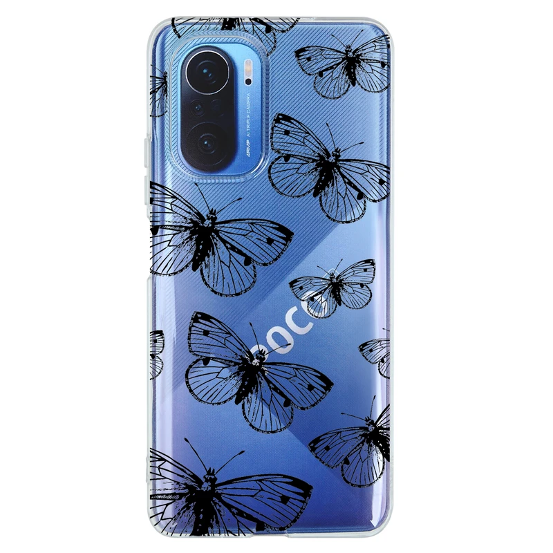 کاور مگافون طرح پروانه مدل C54-B مناسب برای گوشی موبایل شیائومی Poco F3