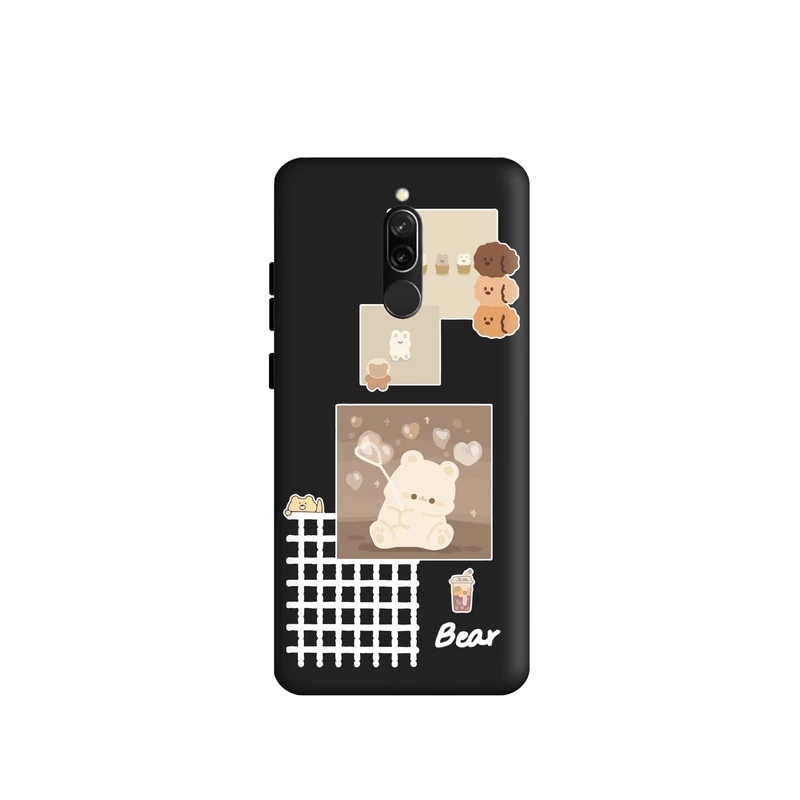 کاور قاب گوشی طرح قاب عکس خرس دخترونه کد k1134 مناسب برای گوشی موبایل شیائومی Redmi 8