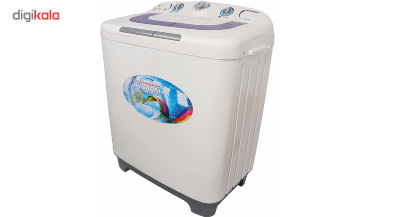 ماشین لباسشویی دوقلو هیوندای مدل HWM-9600 ظرفیت 9 کیلوگرم