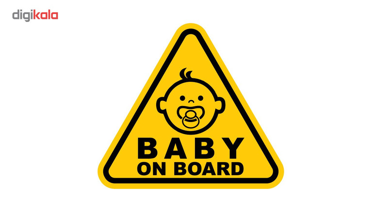استیکر کودک بیبی آن بورد گراسیپا مدل بیبی آن بورد C-14