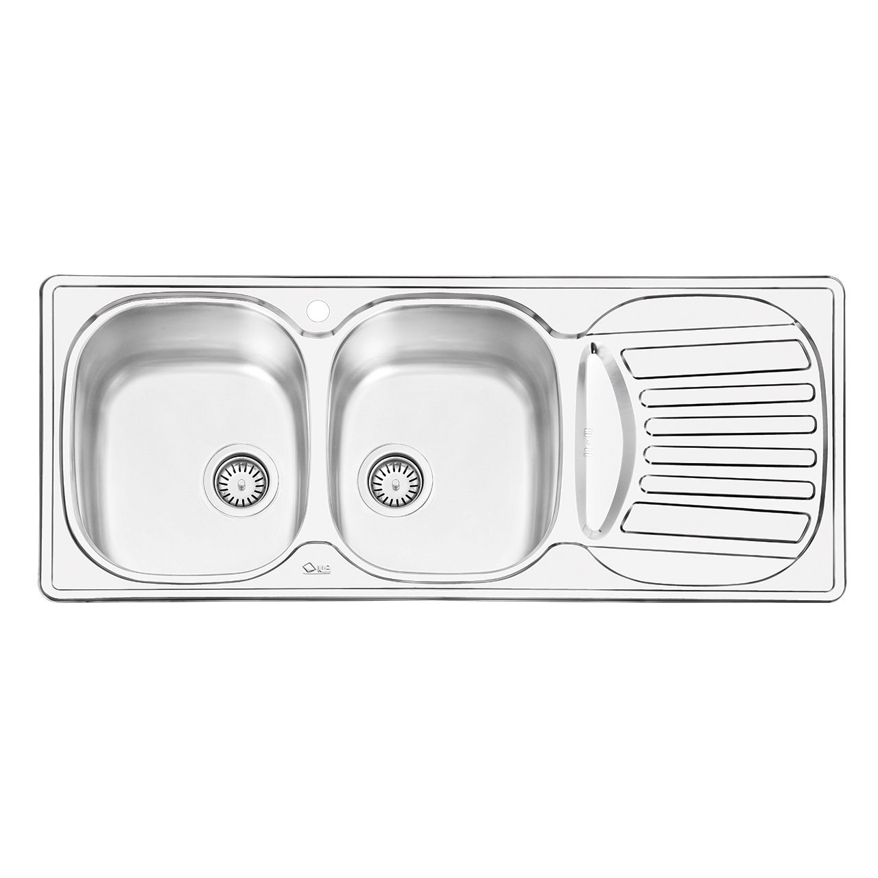 سینک ایلیا استیل مدل 2010L توکار سایز 50 × 120 سانتی متر