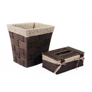 ست سطل و جای دستمال کاغذی ژینورا مدل CH203-C