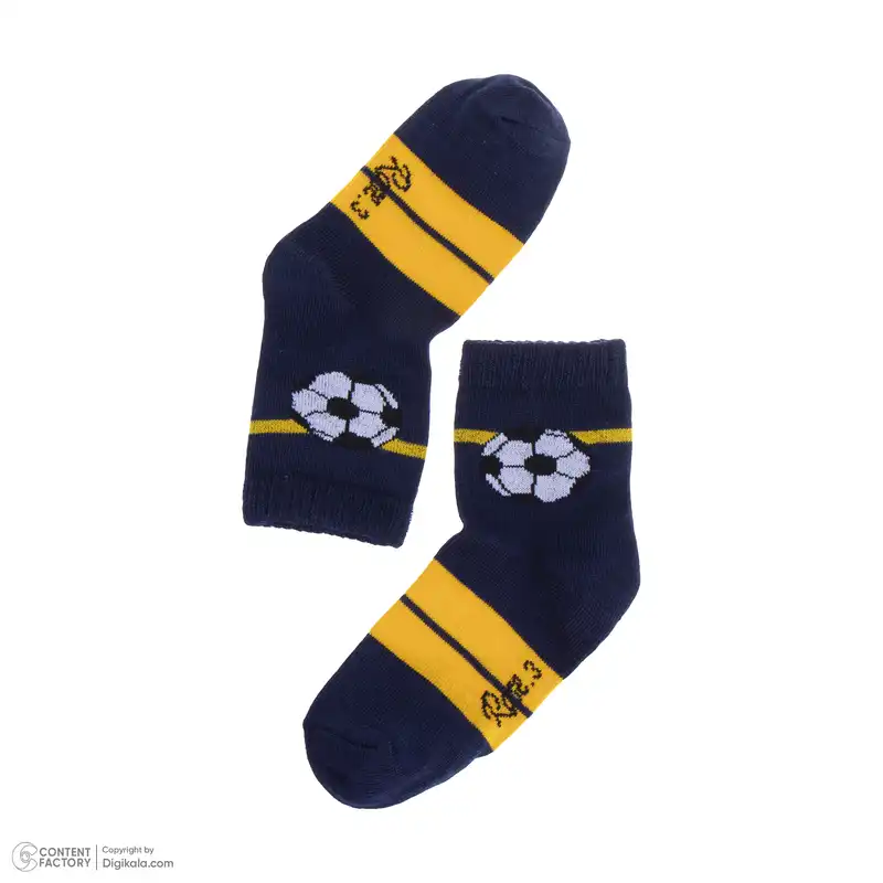 جوراب بچگانه مدل فوتبال کد 4