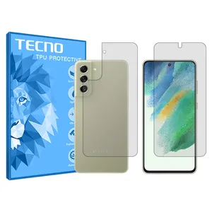 HyGEL tecno transparent screen protector suitable for Samsung Galaxy S21 FE mobile phone with back protector