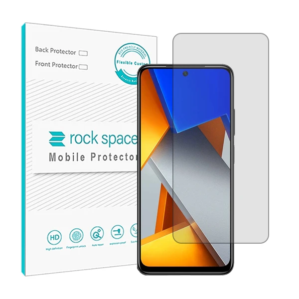 محافظ صفحه نمایش شفاف راک اسپیس مدل HyGEL مناسب برای گوشی موبایل شیائومی Poco M4 Pro 5G 