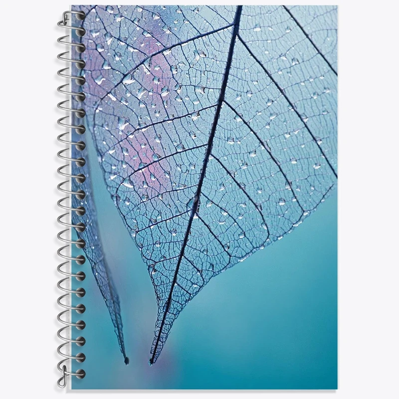 دفتر زبان 50 برگ خندالو مدل دو خط طرح برگ کد F1074