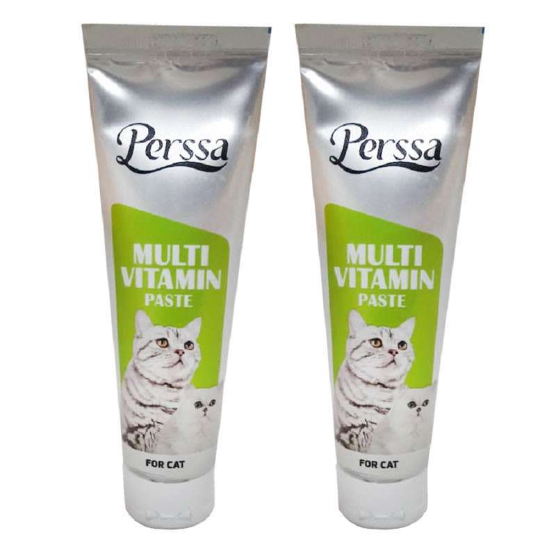 خمیر مولتی ویتامین گربه پرسا مدل Multi Vitamin Paste وزن 200 گرم بسته 2 عددی خمیر مولتی ویتامین گربه پرسا مدل Multi Vitamin Paste وزن 200 گرم بسته 2 عددی