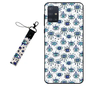 Megafone Devil eye 6464 Cover for Samsung Galaxy A71 With Wrist strap
