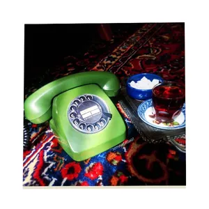 کاشی طرح تلفن قدیمی کد f215