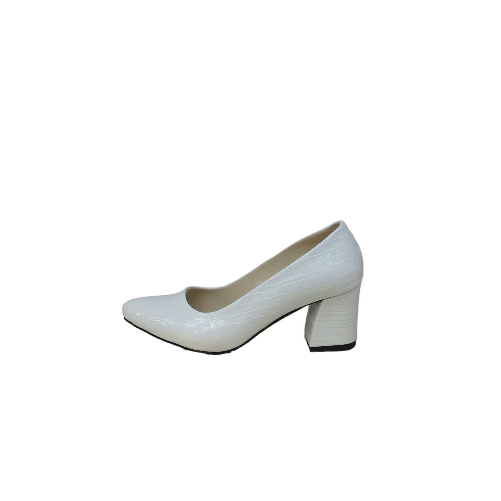 کفش زنانه مدل ZOP 19 LOBY ورنی رنگ سفید -  - 1