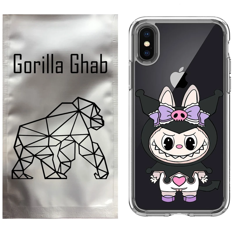 کاور گوریلا قاب مدل CLG کد 137 طرح Labubu مناسب برای گوشی موبایل اپل iPhone X / XS