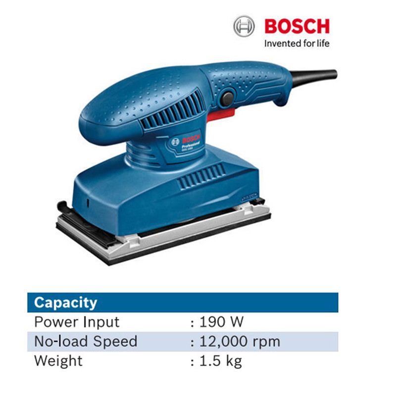 دستگاه سنباده زن بوش مدل GSS 2300 به همراه دستکش ایمنی