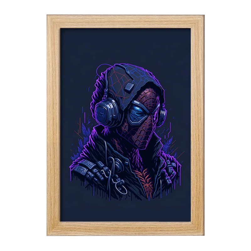 تابلو خندالو مدل مرد عنکبوتی (Spider Man) کد F2914