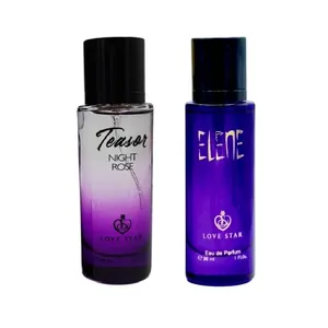 عطر جیبی لاو استار مدل میدنایت زر حجم 30 میلی لیتر به همراه عطر جیبی لاو استار مدل الین حجم 30 میلی‌لیتر