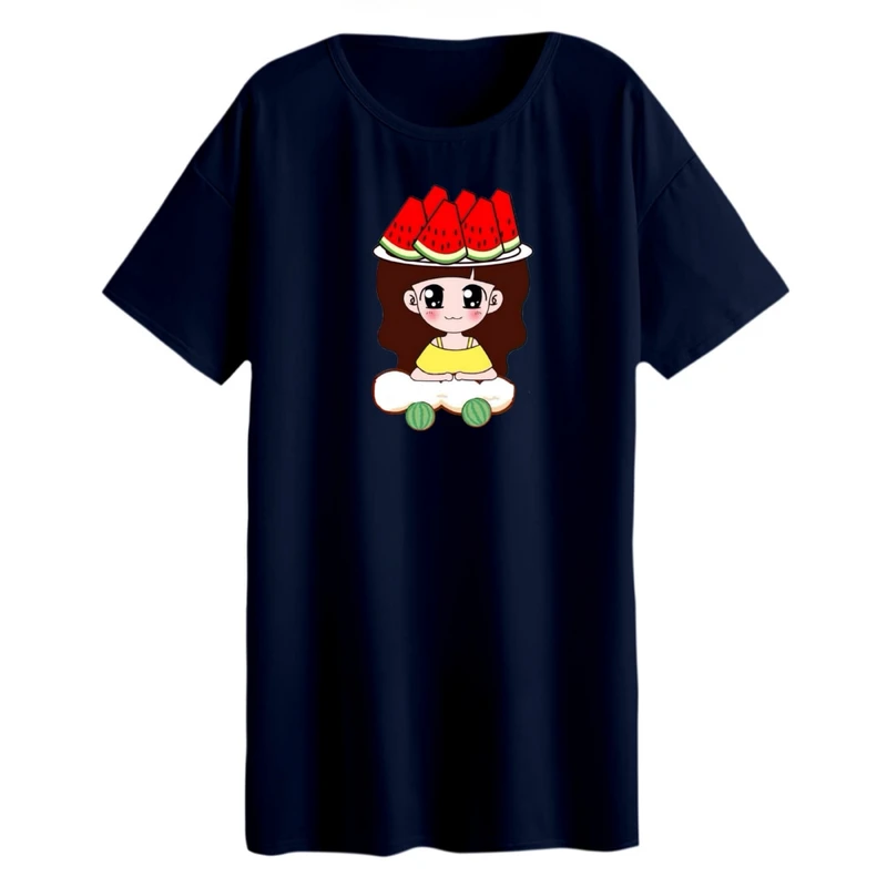 تی شرت لانگ آستین کوتاه زنانه مدل دخترک یلدایی کد 27