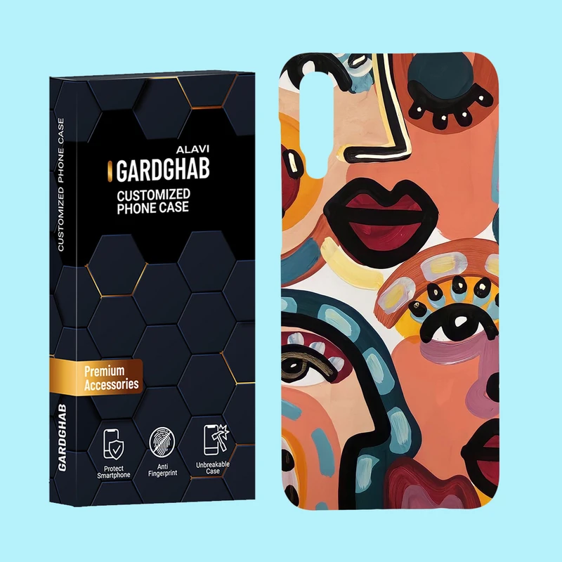 کاور گارد قاب علوی مدل هنری مناسب برای گوشی موبایل سامسونگ Galaxy A50 / Galaxy A50s / Galaxy A30s