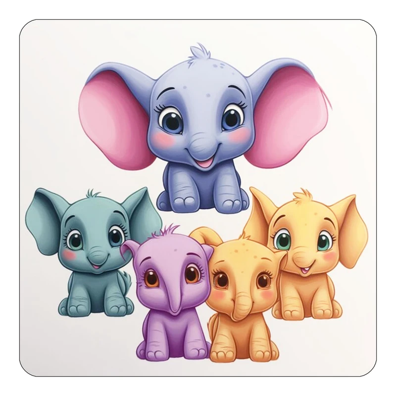 مگنت کاکتی طرح حیوانات کارتونی مدل mp28764