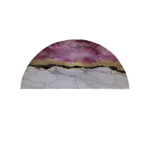 پادری مدل نیم دایره طرح سنگ کد 8610 سایز 90×45 سانتی متر