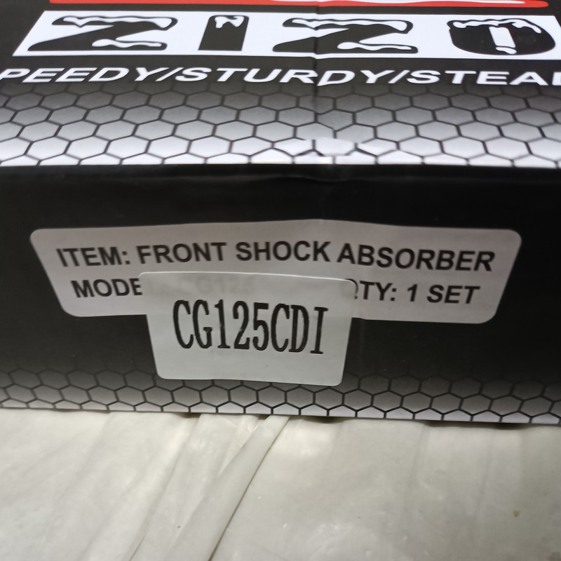 کمک فنر جلو موتور سیکلت زیزو مدل CG125 مناسب برای هوندا CDI بسته 2 عددی