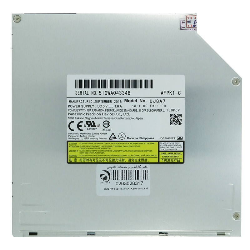 درایو DVD اینترنال پاناسونیک مدل UJ-8A7